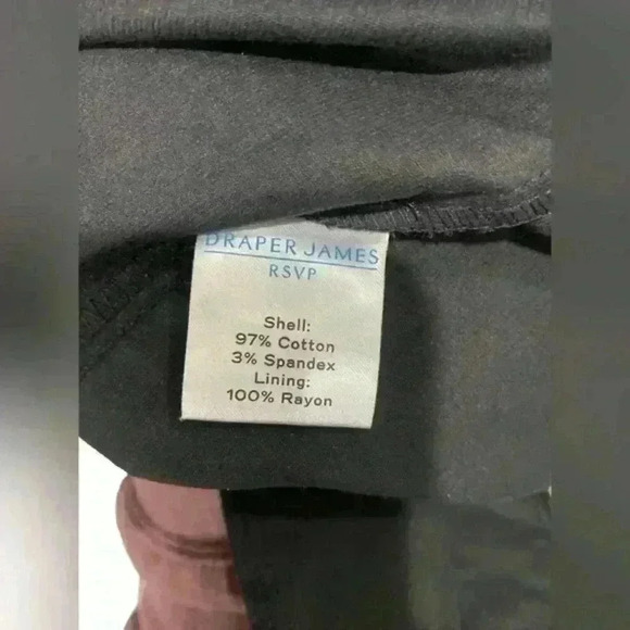 Draper James RSVP Corduroy Black Dress Half Sleeve Keyhole A Line Midi Dress XXL - Picture 8 of 12